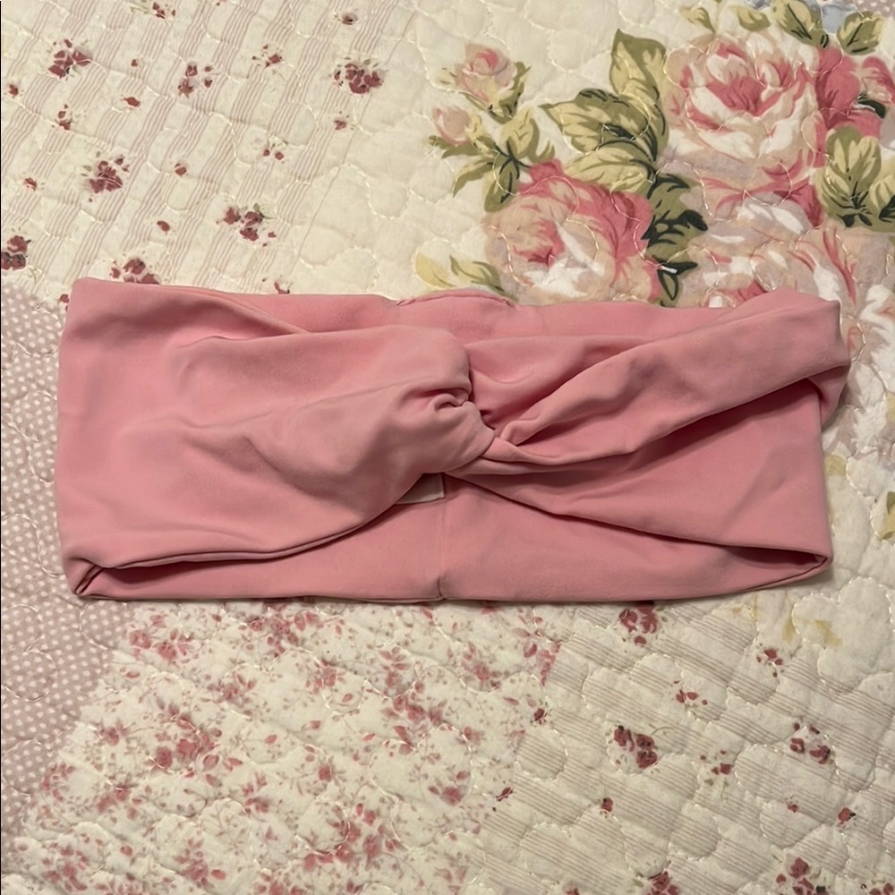 Aerie Pink Twist Headband